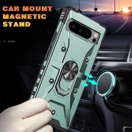 Протиударний чохол HMC 360 Degree Rotating Holder на Google Pixel 8 Pro - світло-зелений
