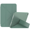 Чехол-книжка Double-sided Matte Deformation для iPad mini 6 - темно-зеленый