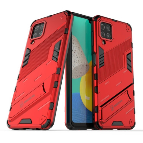 Противоударный чехол Punk Armor для Samsung Galaxy M32/A22 4G - красный