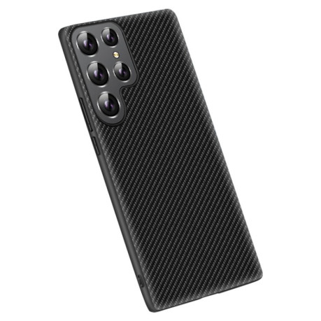 Протиударний чохол Printing Carbon Fiber для Samsung Galaxy S25 Ultra 5G - чорний