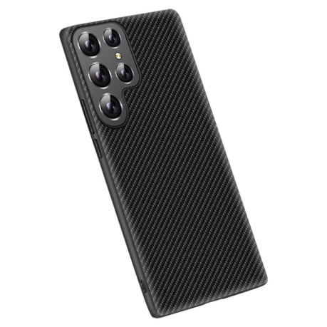 Протиударний чохол Printing Carbon Fiber для Samsung Galaxy S25 Ultra 5G - чорний