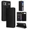Чехол-книжка Cubic Grid Calf Texture для OnePlus Nord 4 - черный