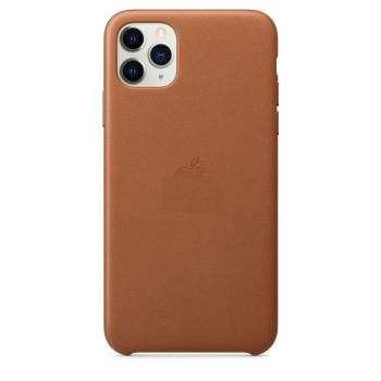 Кожаный Чехол Leather Case Saddle Brown для iPhone 11 Pro Max