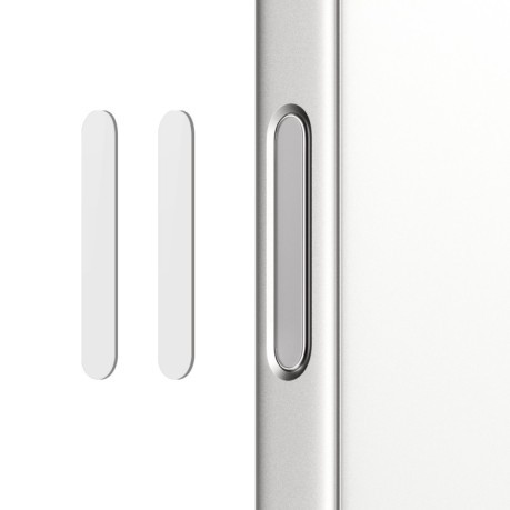 Защита кнопки контроля камеры NORTHJO 2Pcs Camera Control Button Protector на iPhone 16/16 Plus/16 Pro/16 Pro Max - белая