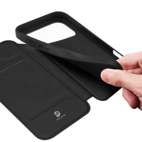 Чехол-книжка DUX DUCIS Skin Pro Series на iPhone 17 Pro - черный