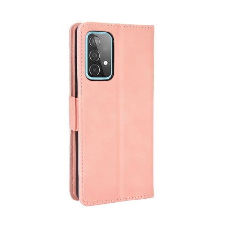 Чехол-книжка Skin Feel Calf на Samsung Galaxy A72 - розовый