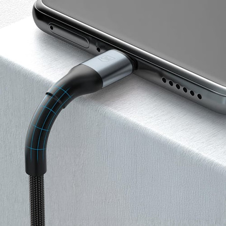 Оригинальный кабель 3mk Protection Hyper Cable N-SERIES USB-C / USB-C 2m 20V/3A 60W — чёрный