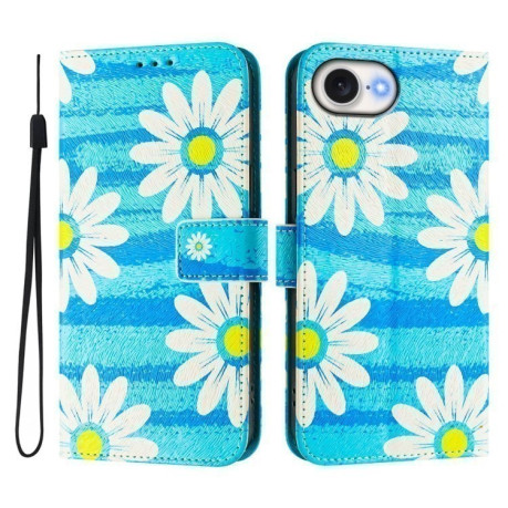 Чохол-книжка Colored Drawing Pattern для iPhone 16e - кольоровий