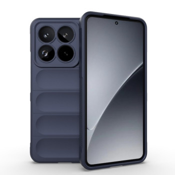 Силіконовий чохол Magic Flannel для Xiaomi 15 Pro - синій