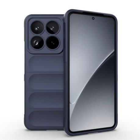 Силіконовий чохол Magic Flannel для Xiaomi 15 Pro - синій
