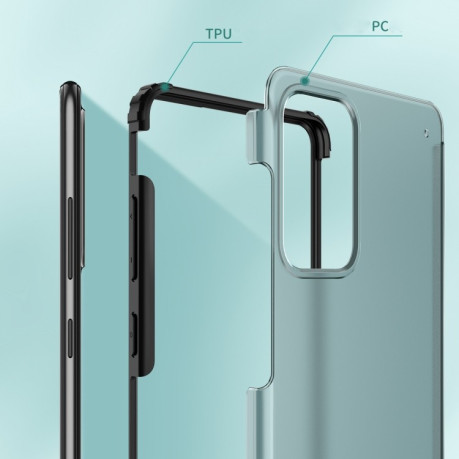 Ударозащитный чехол Four-corner на Samsung Galaxy A52/A52s - черный
