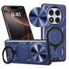 Протиударний чохол CD Texture Sliding Camshield Magnetic Holder на Xiaomi Redmi Note 14 Pro 5G/Poco X7 - синій