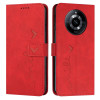 Чехол-книжка Skin Feel Heart Amile для Realme 11 Pro 5G/11 Pro+ 5G - красный