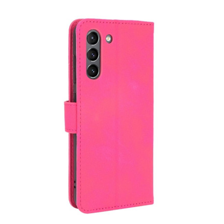 Чехол-книжка Solid Color Skin Feel на Samsung Galaxy S21 FE - розовый