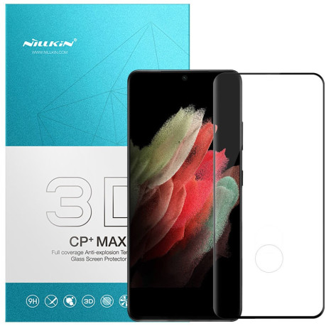Захисне скло Nillkin (CP+3D Max) для Samsung Galaxy S21 Ultra-чорне