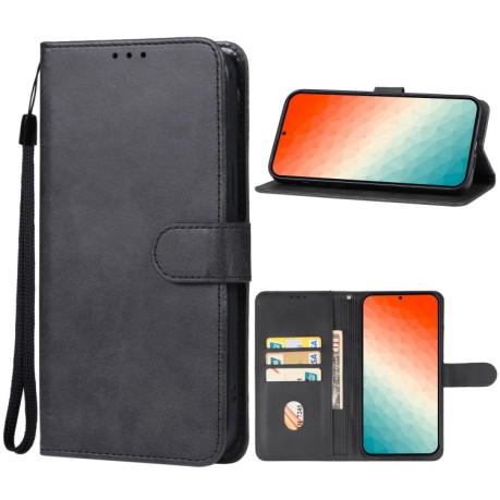 Чехол-книжка EsCase Leather для Samsung Galaxy S24+ 5G - черный