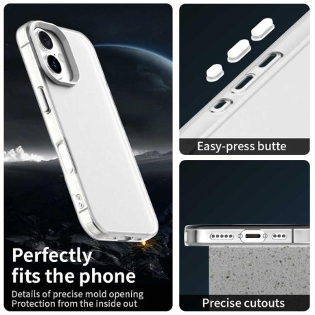 Противоударный чехол Candy Series для iPhone 17 - белый