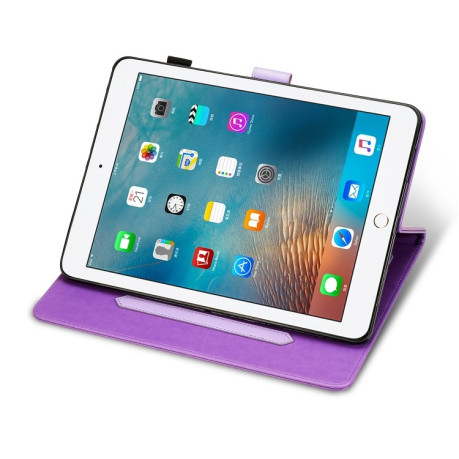 Чехол-книжка Embossed Mandala для iPad 10.2  - фиолетовые
