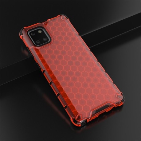 Противоударный чехол Honeycomb на Samsung Galaxy Note 10 Lite -красный