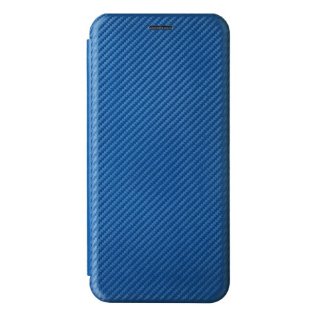 Чехол-книжка Carbon Fiber Texture на Xiaomi Redmi Note 11 4G Global / Note 11S - синий