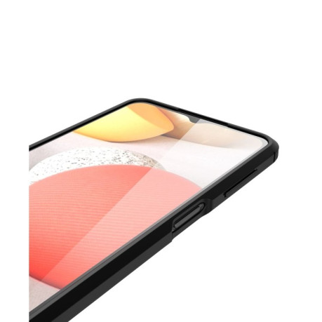 Противоударный чехол Litchi Texture на Samsung Galaxy A32 5G- красный