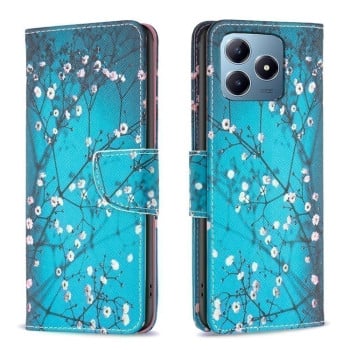 Чохол-книжка Colored Drawing Pattern для Realme C61/C63/Note 60/Note 60x - Blossom