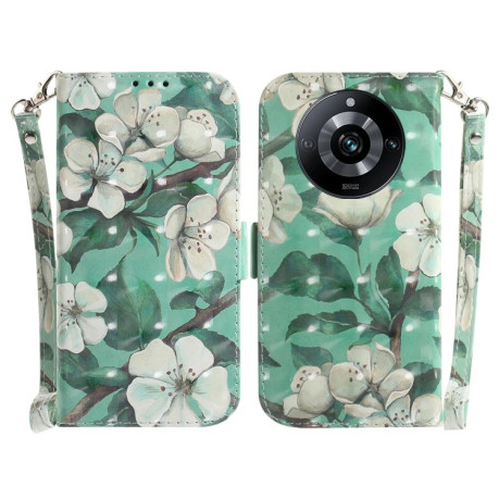 Чохол-книжка 3D Colored Horizontal для Realme 11 Pro 5G/11 Pro+ 5G - Flower