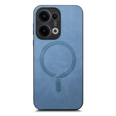 Чохол Retro MagSafe Magnetic PU на OPPO Reno13 Pro 5G - синій