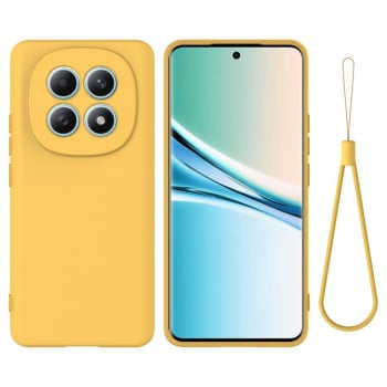 Силіконовий чохол Solid Color Liquid Silicone на Xiaomi Redmi Note 15 4G / 5G /Poco M8 164mm — жовтий