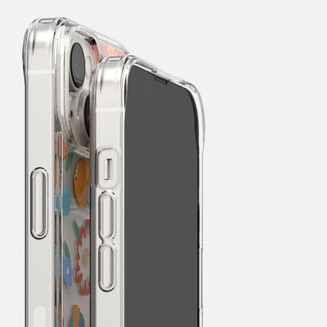 Чехол Ringke Fusion Design Armored Case Cover with Gel Frame  для iPhone 14 Plus - Floral