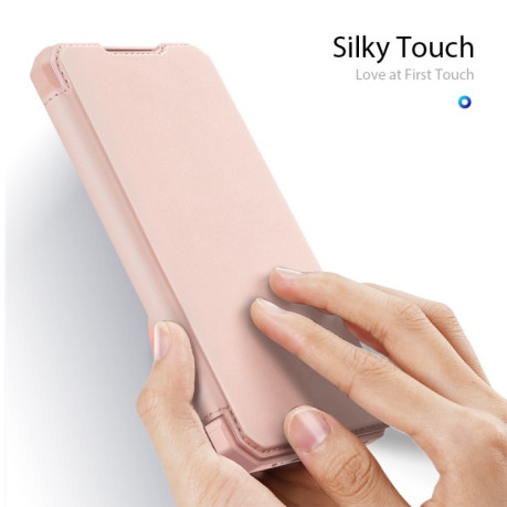 Чехол-книжка DUX DUCIS Skin X Series на Samsung Galaxy A72 - розовое-золото