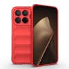 Силиконовый чехол Magic Flannel на Xiaomi 15T Pro 5G Global — красный