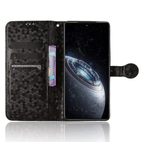 Чехол-книжка Honeycomb Dot для Infinix GT 20 Pro - Black