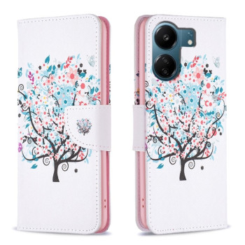 Чохол-книжка Colored Drawing Pattern для Xiaomi Redmi 13C/Poco C65/Poco C65 - Tree