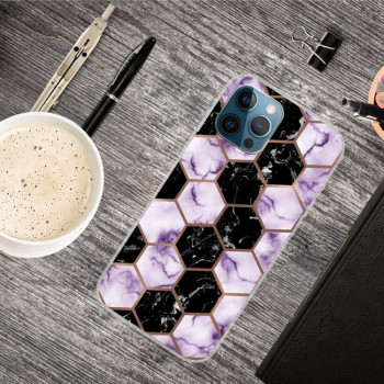Противоударный чехол Marble Pattern B Series для iPhone 13 Pro - GK-A2
