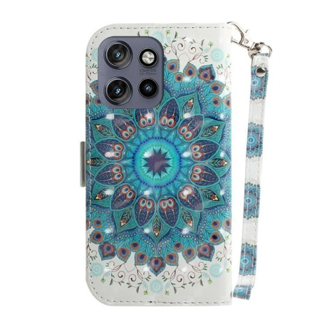 Чохол-книжка 3D Painting для Motorola Edge 50 Neo 5G Global - Wreath