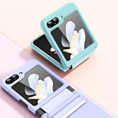 Протиударний чохол Skin Feel Hinge для Samsung Galaxy Flip5 - рожевий