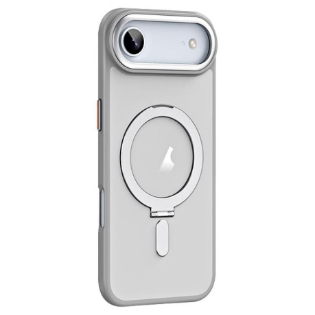 Противоударный чехол Airbag MagSafe Shockproof Frosted для iPhone Air - серый