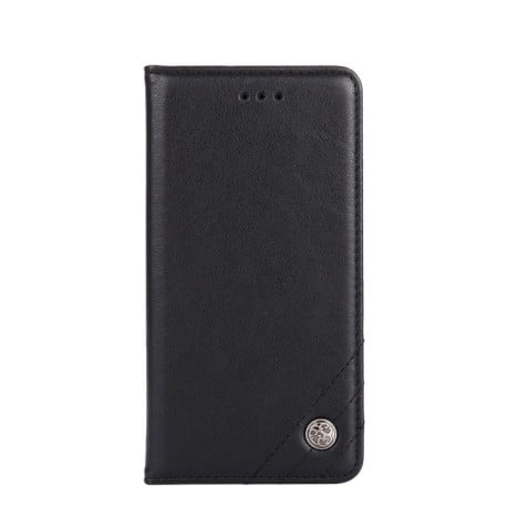 Чехол-книжка Non-Magnetic Retro Texture для Samsung Galaxy S22 Plus 5G - черный