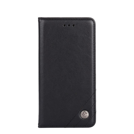 Чохол-книга Non-Magnetic Retro Texture для Samsung Galaxy S22 Ultra 5G - чорний