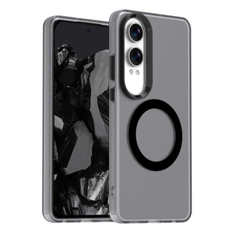 Противоударный чехол Candy Magsafe PC Hybrid TPU для OnePlus Nord CE4 Lite - черный