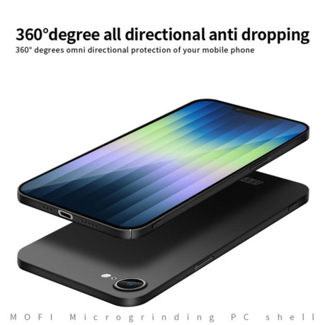 Ультратонкий чохол MOFI Frosted PC на iPhone 16e - синій