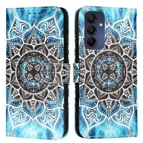 Чехол-книжка Colored Drawing Pattern Plain Weave Leather для Samsung Galaxy A16 5G - Mandala