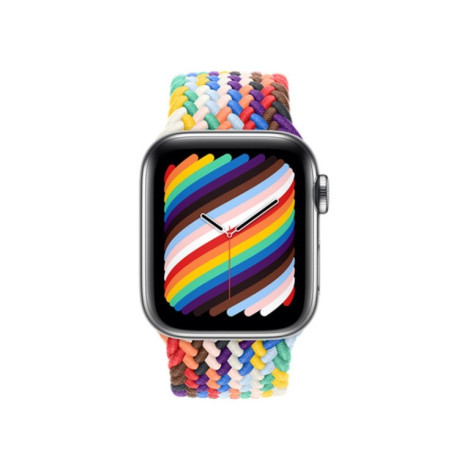 Ремешок Nylon Single-turn Braided для Apple Watch Series 7 41mm /40mm /38mm - разноцветный
