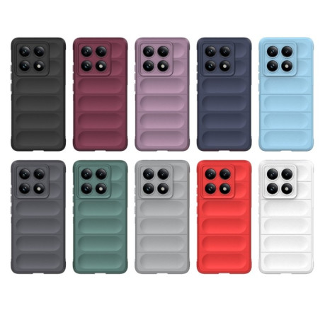Силіконовий чохол Magic Flannel для Xiaomi 14T Pro 5G Global - синій