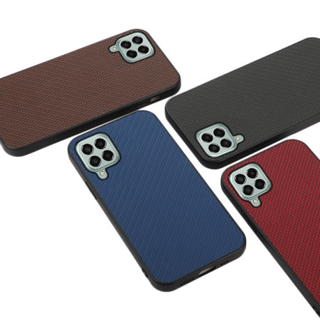 Протиударний чохол Carbon Fiber Skin для Samsung Galaxy M33 5G - червоний