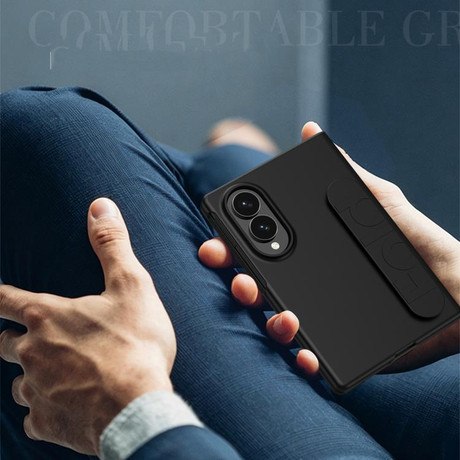 Чохол Skin Elastic Wrist Grip Back Cover на Samsung Galaxy Fold8 5G — фіолетовий