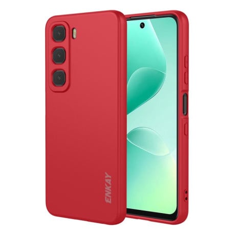 Силіконовий чохол ENKAY Liquid Silicone на Infinix Hot 60 / Hot 60i 4G - червоний