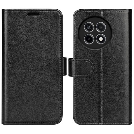 Чохол-книжка R64 Texture Horizontal Flip Leather для OnePlus 13R/Ace 5/Ace 5 Pro - чорний