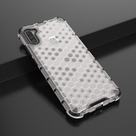 Противоударный чехол Honeycomb на Samsung Galaxy A11/M11 - серый